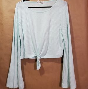 Mint green shirt